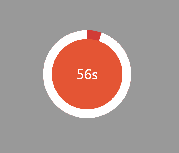 圆形倒数计时器（jquery+css3）