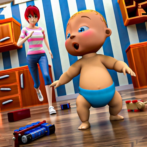 双胞胎婴儿护理和新生儿游戏