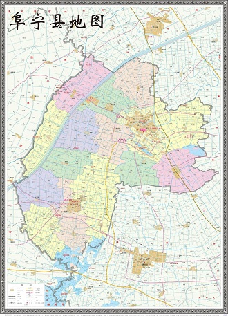 盐城阜宁县地图