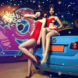 win7香车美女电脑桌面主题下载