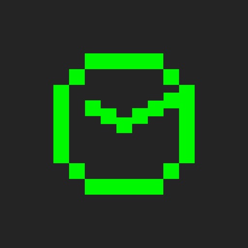 像素时钟_创意像素文字时钟