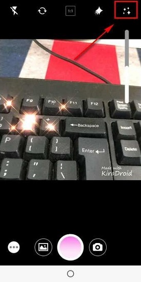 kiradroid闪闪拍照