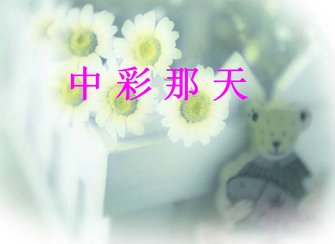 中彩那天ppt课件