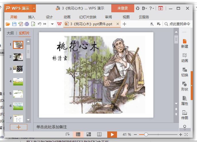 桃花心木ppt课件完美版