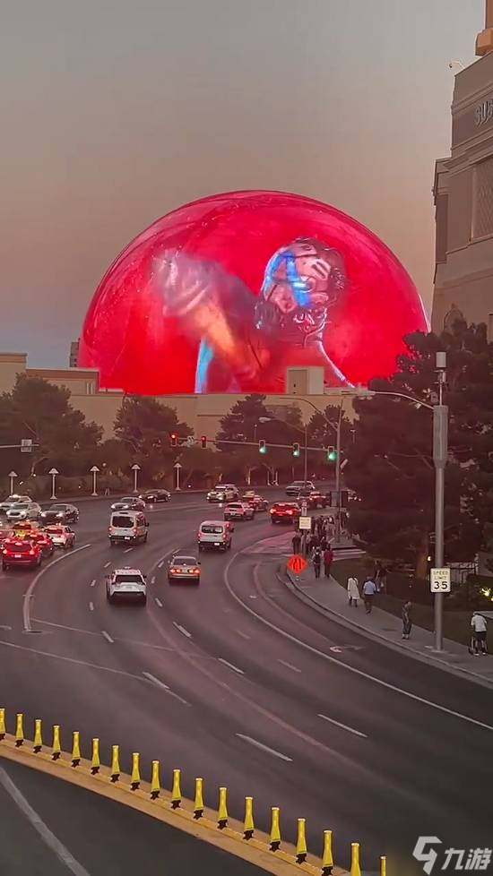 《无主之地4》亮相拉斯维加斯巨型球：铁头功猛猛砸