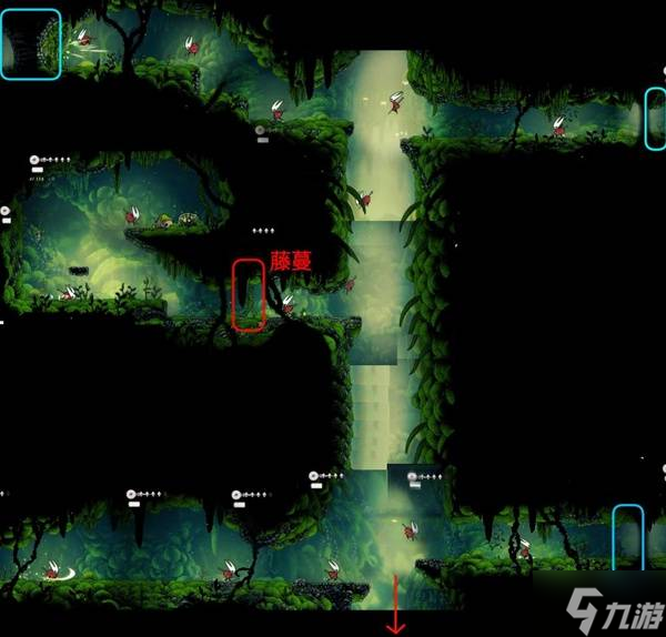 《空洞骑士丝之歌》苔穴地图拼接路线分享