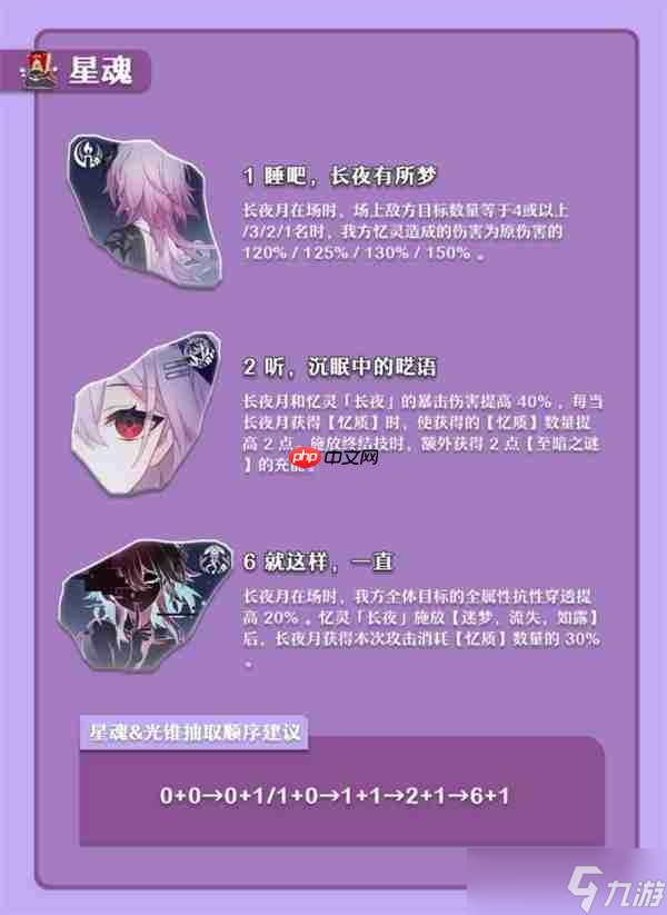 崩坏星穹铁道长夜月抽取建议