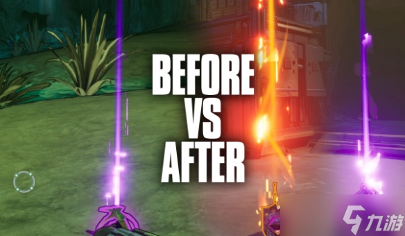 《无主之地4》战利品光束增强MOD，传奇橙装直冲云霄！