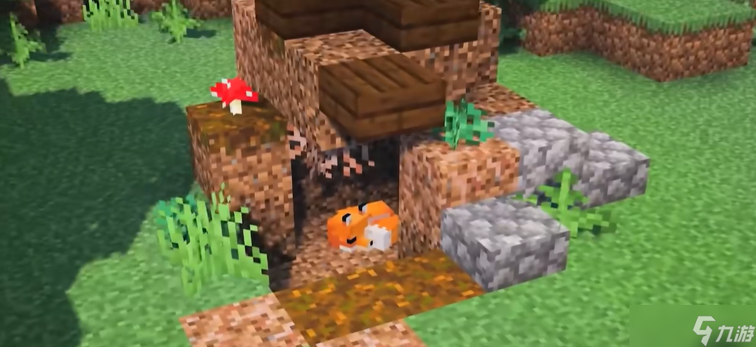 我的世界如何做狐狸窝