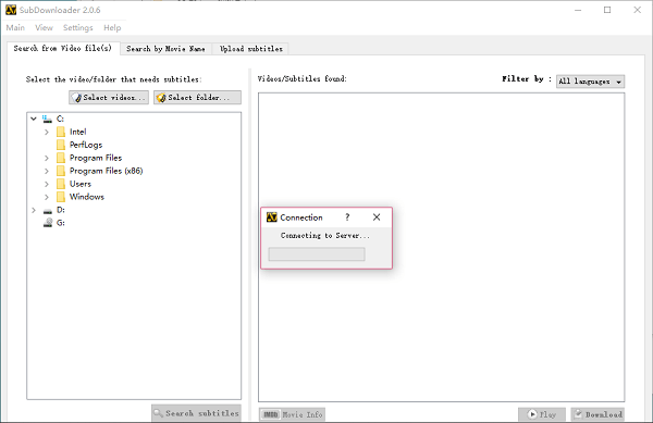 电影字幕下载器(subdownloader)