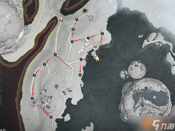 燕云十六声凉州蹊跷全收集攻略：带你找到地图里的小秘密