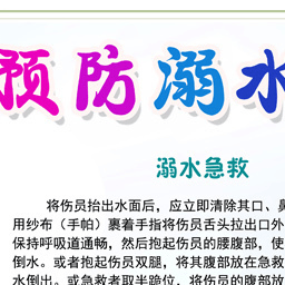 一等奖防溺水手抄报模板